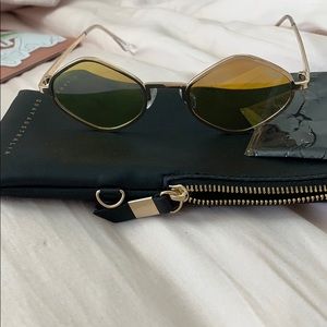 Quay Australia Gold Reflective sunglasses